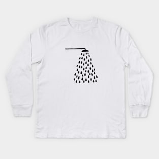 Shower in bathroom Kids Long Sleeve T-Shirt